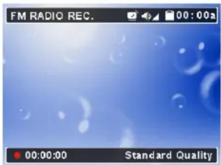 FM RADIO REC. 00:00a 00:00:00 Standard Quality