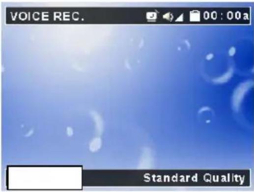 VOICE REC. 00:00 a Standard Quality