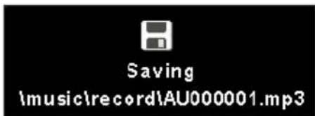 Saving \music\record\AU000001.mp3