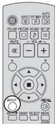 ASPECT OFF TIMER SETUP AUTO POS/SEE PICTURE SOUND SET UP MUTE VOL N R INPUT RECALL MULTIFR SWAP SELECT MOVE ZOOM