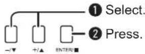 PANASONIC TH-50PD12U - Select the item. - 3