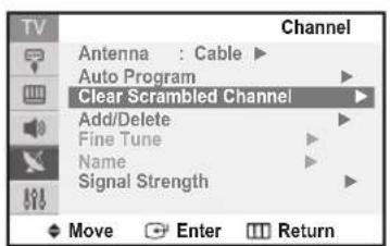 SAMSUNG SlimFit TX-T2782 - Clearing Scrambled Channels - Digital - 1