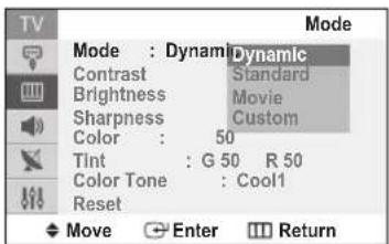 SAMSUNG SlimFit TX-T2782 - Using Automatic Picture Settings - 2