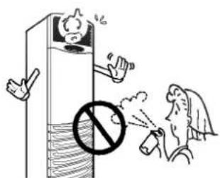 Illustration showing a person smoking a cigarette next to a tall cigarette with a prohibition symbol, accompanied by a smaller figure.