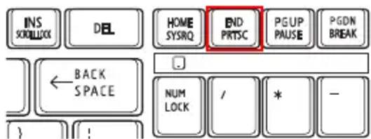 INS SCROLLLOCK DEL HOME SYSIRQ END PRTSC PGUP PAUSE PGDN BREAK BACK SPACE NUM LOCK / * -