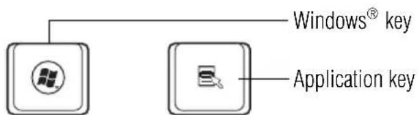 Windows® key Application key