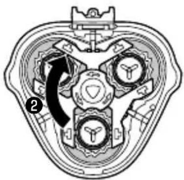PHILIPS AquaTouch AT926 - 刃の取り付け方 - 2