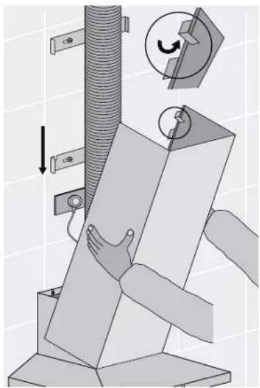 WESTINGHOUSE WRC613SB - Fix upper flue cover - 1