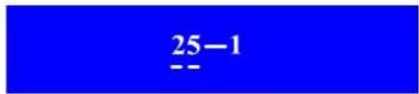 25-1 --
