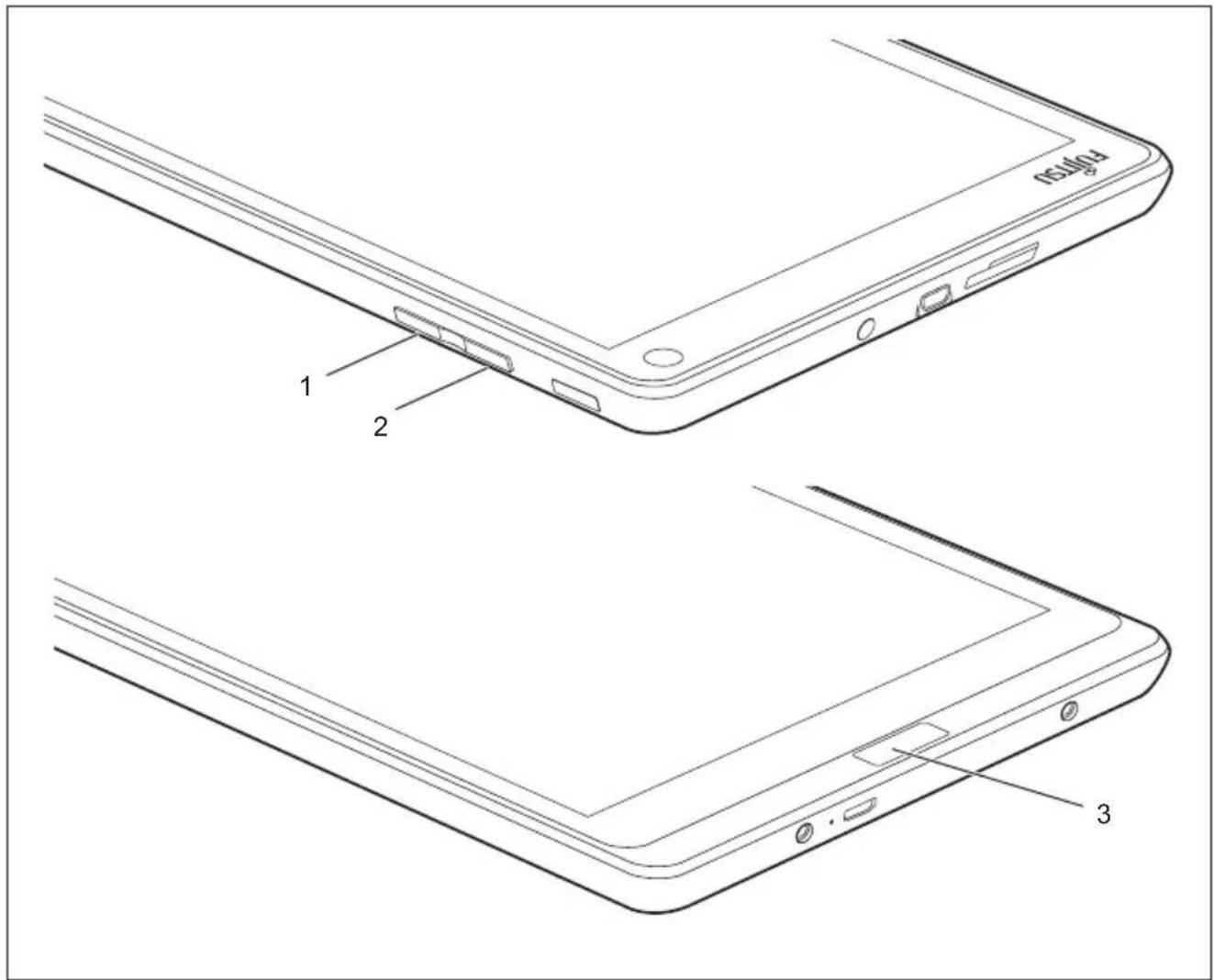 FUJITSU Stylistic Q335 - Tabletbuttons - 1