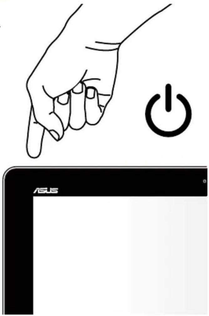 ASUS Transformer Pad TF502T - Turning your ASUS Tablet on - 1