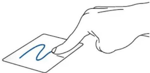 ASUS Transformer Pad TF502T - Finger slide - 1