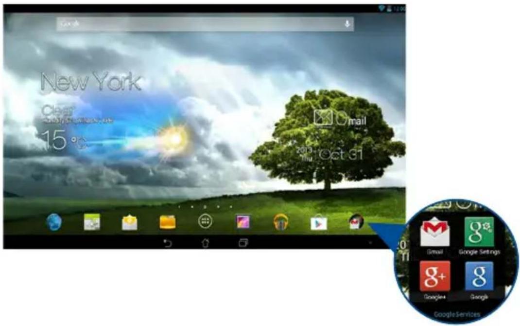New York Clear 15°C mail 2013 Thu Oct 31 Gmail Google Settings g+ Google Google Services