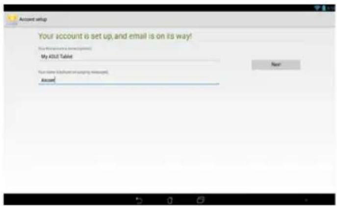 Account setup Your account is set up, and email is on its way! My AltUI Tablet Your name (if function can be typing, not executed) Account