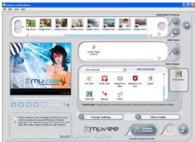HP Pavilion a1730n - Locating muvee autoProducer - 1