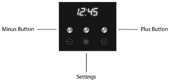12:45 Minus Button ———— Plus Button Settings