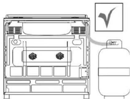 OMEGA OF910FX - Gas hose passage way - 3