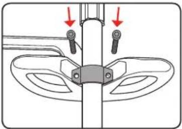 Ozito PHT-410 - Assembling the adjustable auxiliary handle - 2