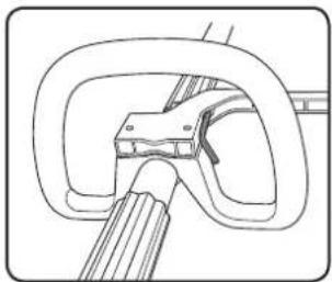 Ozito PHT-410 - Assembling the adjustable auxiliary handle - 4