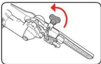 Ozito PHT-410 - Adjusting the blade angle - 5