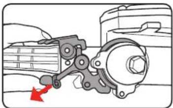 Ozito PHT-410 - Adjusting the blade angle - 3
