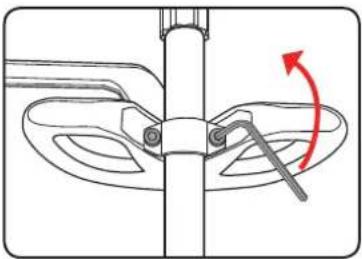 Ozito PHT-410 - Adjusting the auxiliary handle - 1