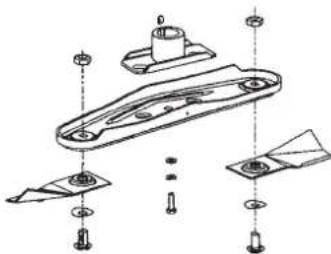 MASPORT President 3500 AL S18 3'n1 - BLADE SERVICING INSTRUCTIONS. BAR AND DISC BLADES. - 2