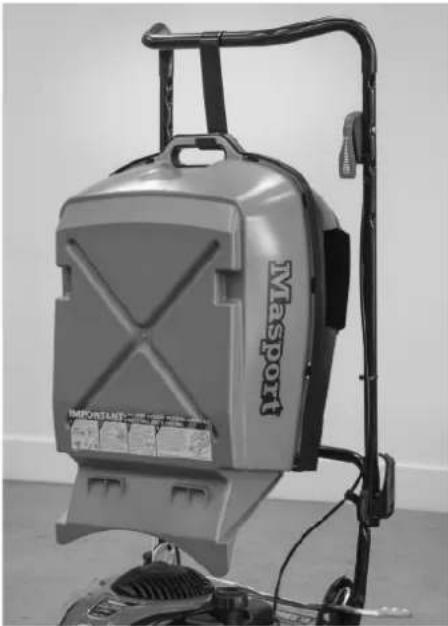 MASPORT President 3500 AL S18 3'n1 - STORING THE MOWER - 1