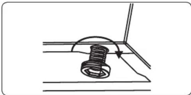 BELLING BFS60DOIND - Adjusting the feet - 1