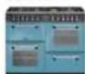 BELLING BRD1100DFPB - The Colour Boutique Deluxe with Quad Oven - 3