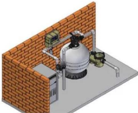 ZODIAC EL-24 - Direction of flow through the Cell is critical – unit must be plumbed with the water entering the cell at the end closest to the terminal connections - 2
