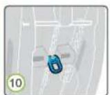 BRITAX Safe-n-Sound Graphene Tex - DISCONNECT TOP TETHER AND ISOFLEX CONNECTORS - 7