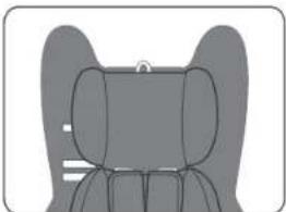 BRITAX Safe-n-Sound Graphene Tex - To remove headrest cover: - 1