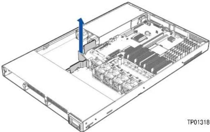 INTEL SR1400 - Removing the Air Baffle - 1
