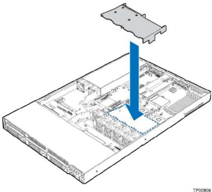 INTEL SR1400 - Installing the Processor Air Duct - 2