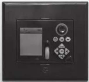 Control panel with display screen, buttons, and numeric keypad labeled '12' and '13'