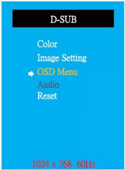 Advantech IDS-3215 - OSD Menu Adjustment - 1