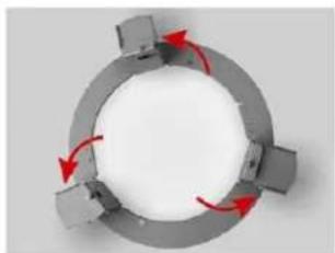 HONEYWELL HDZ30A - Step 2: Install the ceiling support ring - 2