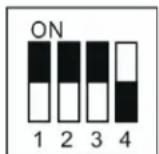 HONEYWELL HDZ30A - Setting Dip Switches - 3