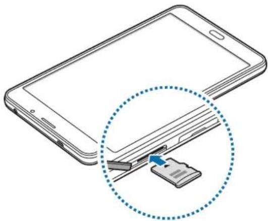 SAMSUNG Galaxy J Max - Installing a memory card - 3