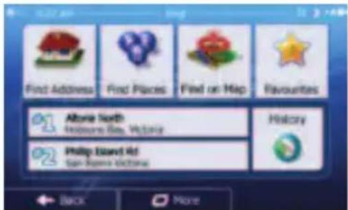 Find Address Find Places Find on Map Favourites Above North Happoro Bay, Victoria History Philip Island Rd San Diego Mottima Back More