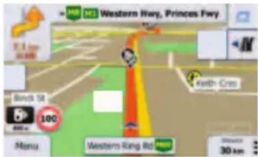 Western Hwy, Princes Fwy Bridg St 100 Menu Western Ring Rd 30 km