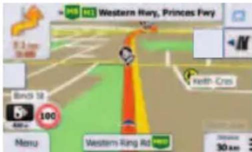 Western Hwy, Princes Fwy Binds 18 400v 100 Menu Western Ring Rd Ken-Cres 30 am