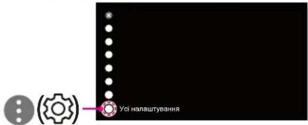 Усі налаштування