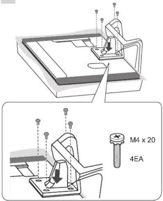 LG 47LM761T - Attaching the stand - 8