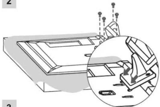 LG 47LM761T - Attaching the stand - 22