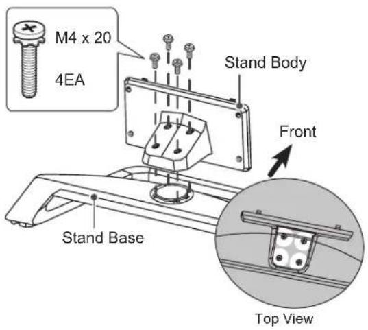 LG 47LM761T - Attaching the stand - 7