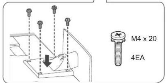 LG 47LM580S - Attaching the stand - 8