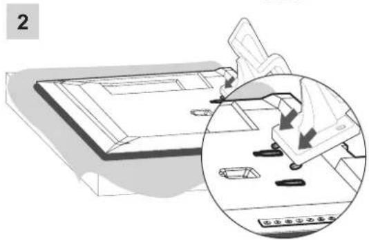 LG 47LM580S - Attaching the stand - 3