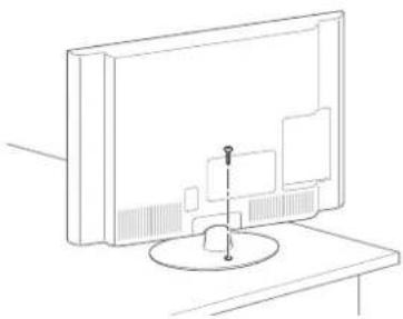 LG 47LM580S - Закрепление телевизора на столе - 1